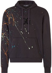 Dolce & Gabbana dripping colour effect hoodie
