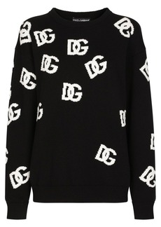 Dolce & Gabbana DG-logo cashmere jumper