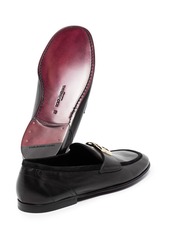 Dolce & Gabbana Interlocking DG-plaque leather loafers