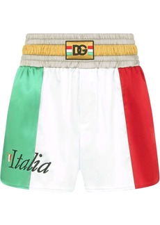 Dolce & Gabbana Italia colour-block shorts