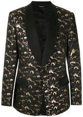 Dolce & Gabbana jacquard-effect single-breasted blazer