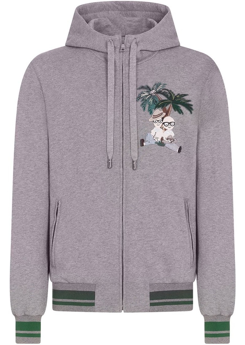 Dolce & Gabbana jungle explorer-embroidered hoodie