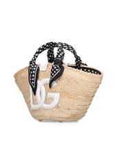 Dolce & Gabbana Kendra Raffia Tote Bag