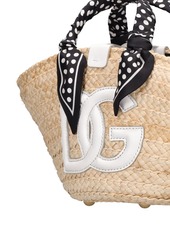 Dolce & Gabbana Kendra Raffia Tote Bag