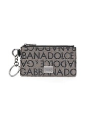 Dolce & Gabbana keyring-attachment monogram-pattern wallet