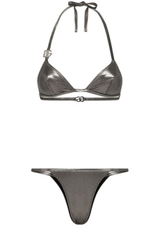 Dolce & Gabbana KIM DOLCE&GABBANA DG-logo triangle bikini