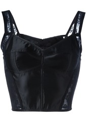 Dolce & Gabbana lace-trim corset top