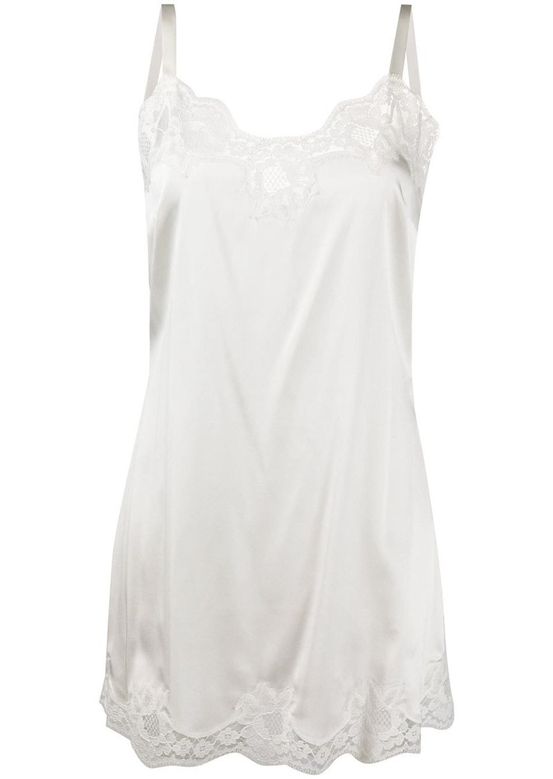 Dolce & Gabbana lace-detail slip dress