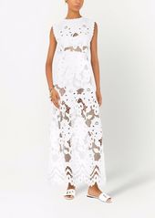 Dolce & Gabbana openwork sleeveless maxi dress