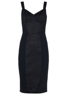 Dolce & Gabbana Lace-paneled bustier dress