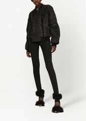 Dolce & Gabbana lace-up bomber jacket