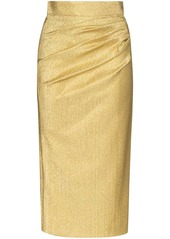 Dolce & Gabbana lamé pencil skirt