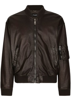 Dolce & Gabbana lambskin bomber jacket