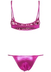 Dolce & Gabbana Laminated Jersey Bikini Set