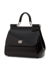 Dolce & Gabbana Large Sicily Spazzolato Leather Bag