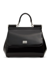 Dolce & Gabbana Large Sicily Spazzolato Leather Bag