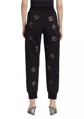 Dolce & Gabbana Laser Cut Logo Sweatpants