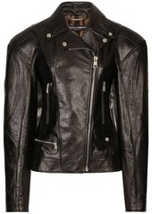 Dolce & Gabbana leather biker jacket