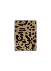 Dolce & Gabbana leopard-print leather passport holder