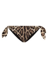 Dolce & Gabbana leopard-print bikini bottom