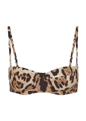 Dolce & Gabbana Leopard-print bikini top