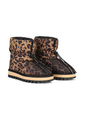 Dolce & Gabbana leopard-print boots