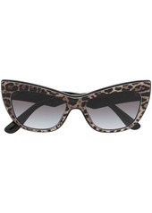 Dolce & Gabbana leopard-print cat-eye sunglasses