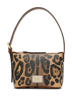 Dolce & Gabbana Crespo leopard-print shoulder bag