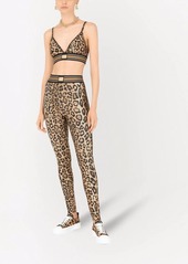 Dolce & Gabbana leopard-print bralette top