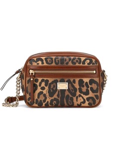 Dolce & Gabbana medium Crespo leopard-print crossbody bag