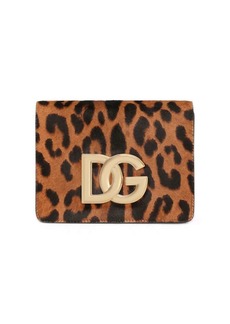 Dolce & Gabbana 3.5 leopard-print crossbody bag