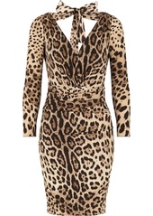 Dolce & Gabbana leopard-print dress