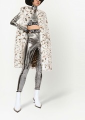 Dolce & Gabbana leopard print faux-fur gilet