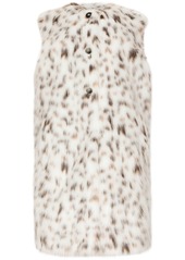 Dolce & Gabbana leopard print faux-fur gilet