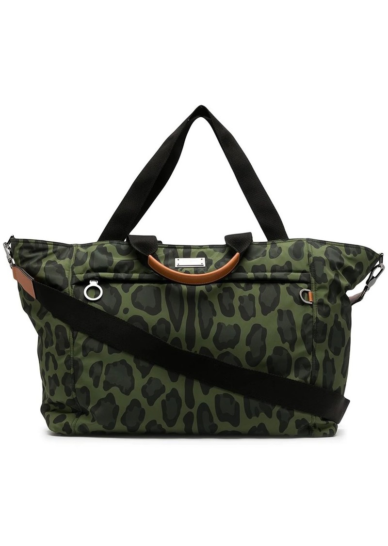 Dolce & Gabbana leopard print holdall