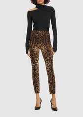 Dolce & Gabbana Leopard Print Jersey Leggings