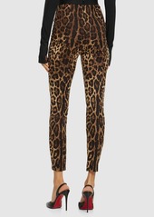 Dolce & Gabbana Leopard Print Jersey Leggings