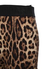 Dolce & Gabbana Leopard Print Jersey Leggings