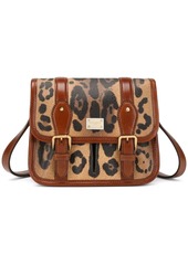 Dolce & Gabbana small Crespo leopard-print messenger bag