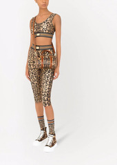 Dolce & Gabbana small Crespo leopard-print satchel bag