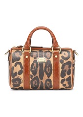 Dolce & Gabbana small Crespo leopard-print satchel bag