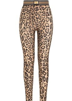 Dolce & Gabbana leopard-print jersey leggings