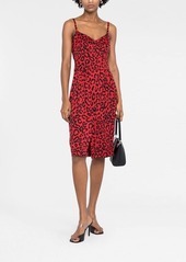 Dolce & Gabbana leopard-print midi dress