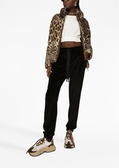 Dolce & Gabbana leopard-print padded jacket