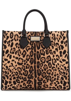 Dolce & Gabbana leopard-print tote bag