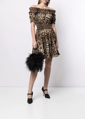 Dolce & Gabbana leopard-print short dress