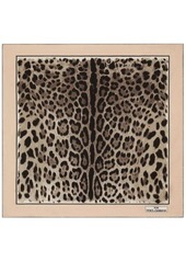 Dolce & Gabbana KIM DOLCE&GABBANA leopard-print twill scarf