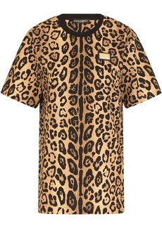 Dolce & Gabbana leopard-print short-sleeve T-shirt