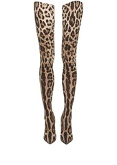 Dolce & Gabbana KIM DOLCE&GABBANA leopard-print thigh-high boots