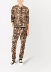 Dolce & Gabbana leopard-print track pants